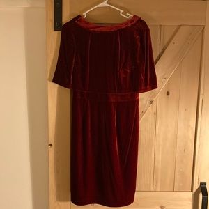 Boden velvet dress